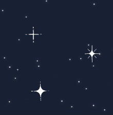flickering stars and sparkles as we wait for your data to load